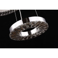 Stainless steel led chandelier hanging lamp
